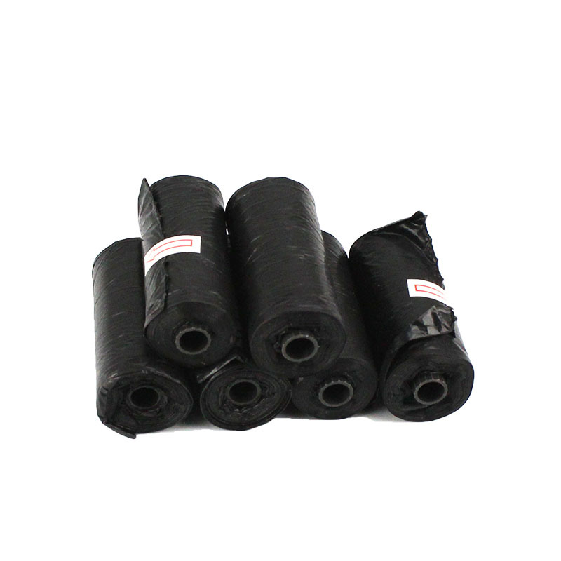20 rouleaux animal noir sacs chien chat ramasser sac propre