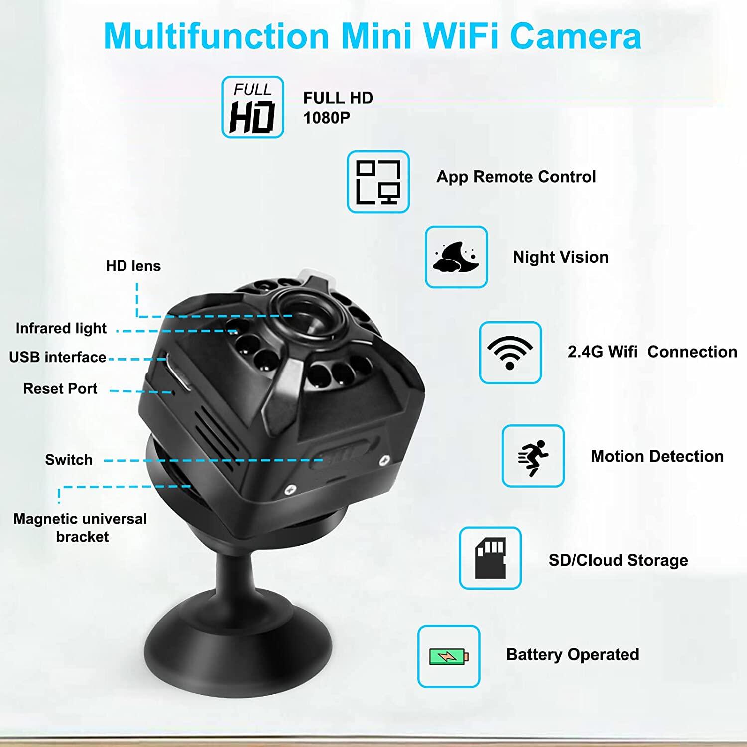 Caméra espion routeur wifi sans fil - Full hd 1080p