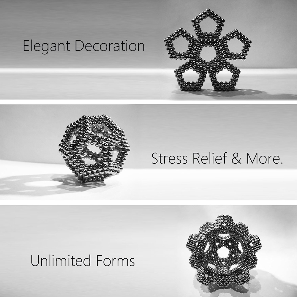 1000 Pièces 5mm Jeu De Billes Magnétiques Aimant Magique Cube Jouet De Construction Pour Le Soulagement Du Stress Mélange 10 Couleurs Adapté Aux Enfants De Plus De 10 Ans -Promos Brico Forte Boutique