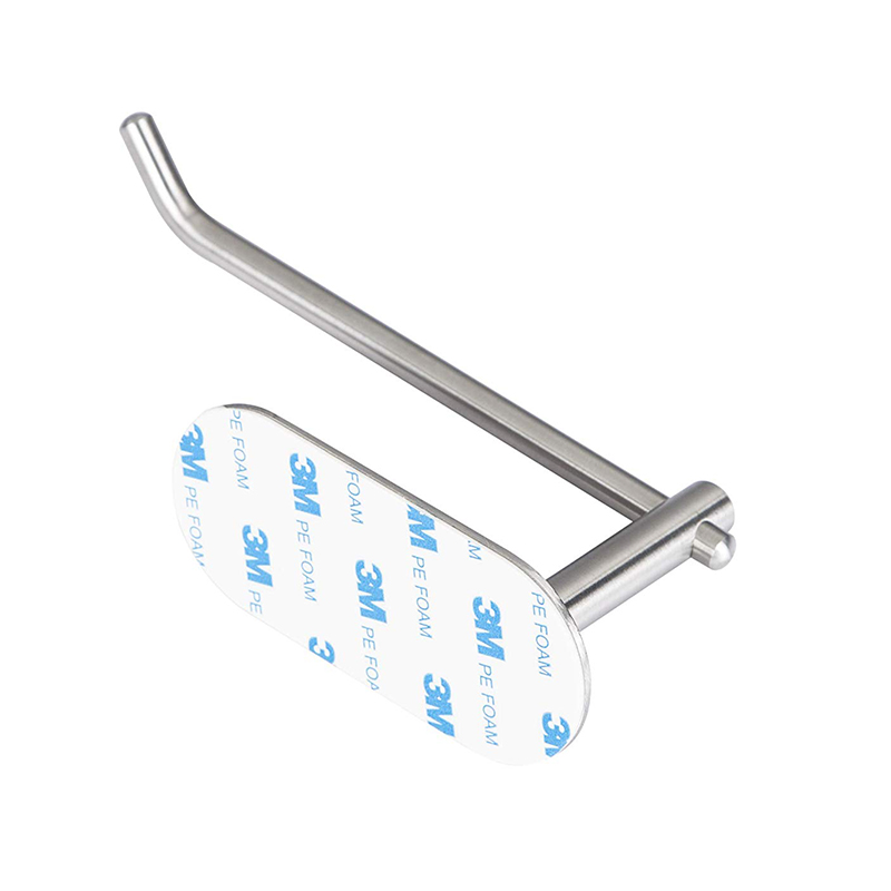 Porte-rouleau de Papier Toilette Sans Support de Papier Auto-adhésif de Forage Titulaire de Papier Hygiénique en Acier Inoxydable 