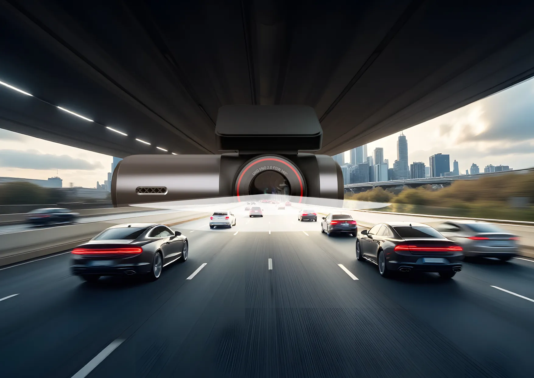 Xblitz iGo – Telecamera per auto 2.5k con GPS e Wi-Fi