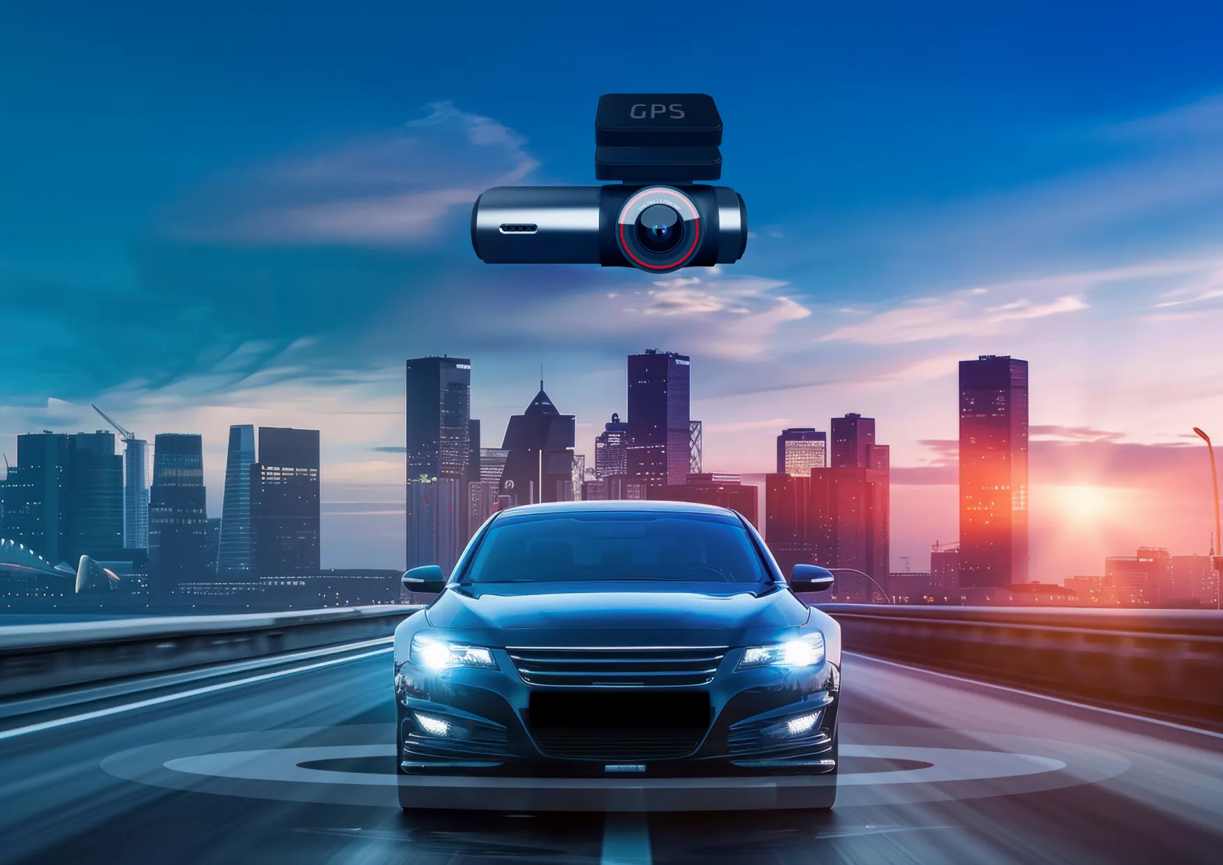 Xblitz iGo – Telecamera per auto 2.5k con GPS e Wi-Fi