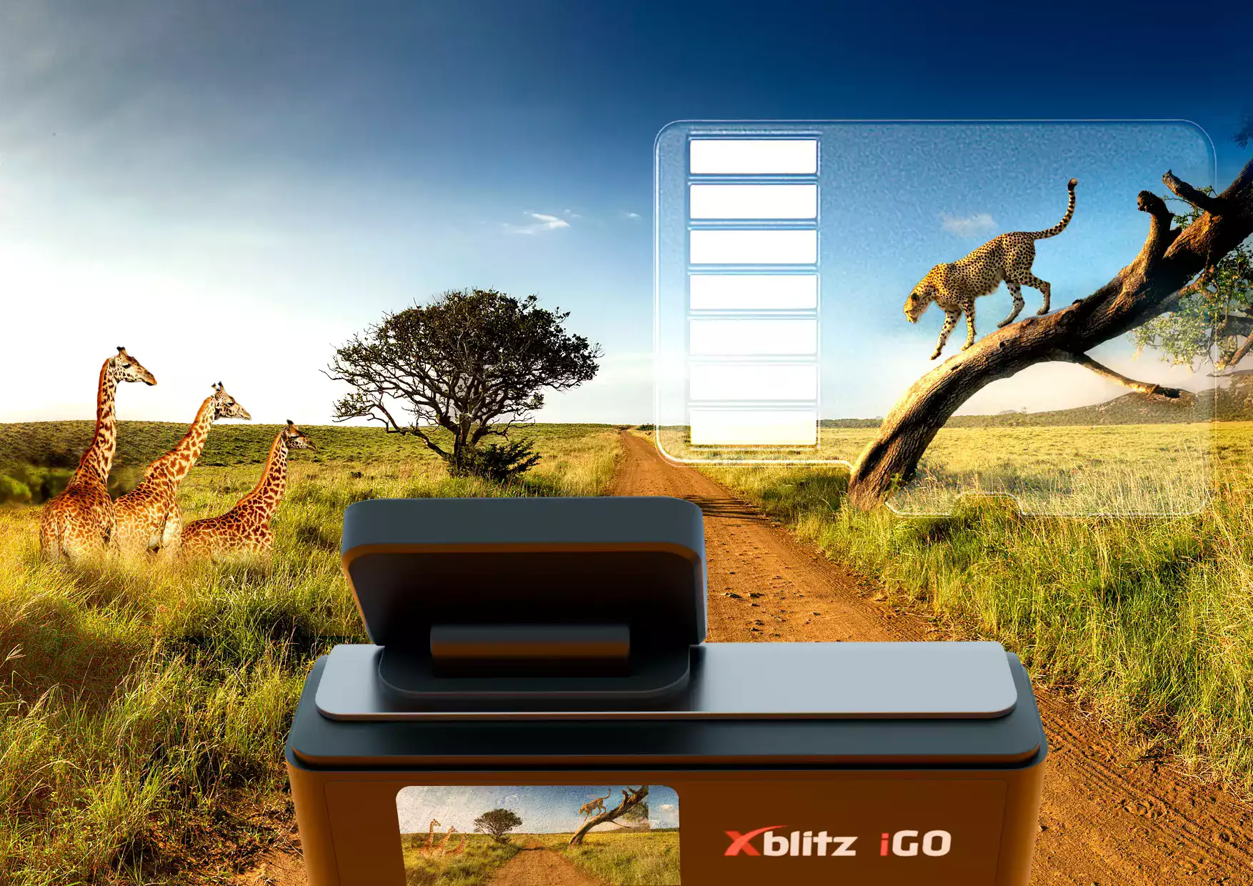 Xblitz iGo – Telecamera per auto da 2,5k con GPS e Wi-Fi
