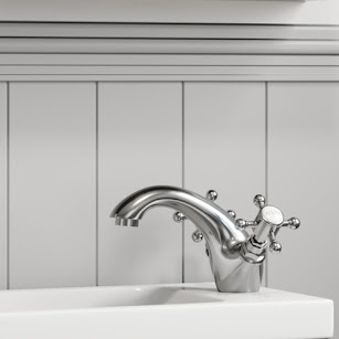 Park Lane single tap hole small basin
