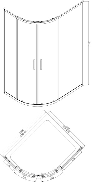 luxura-1000mm-x-800mm-quadrant-shower-enclosure-6mm-glass-left-hand-entry