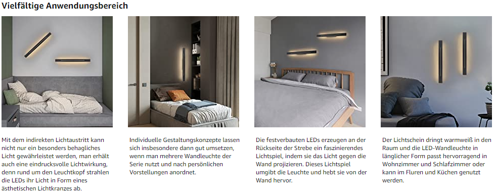 Applique murale LED ZMH 6