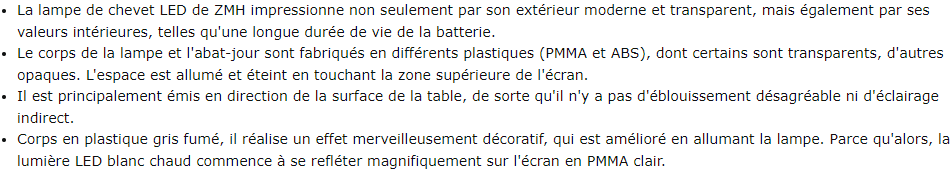 Lampe de table design