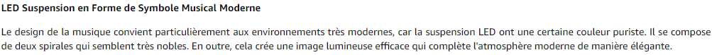 Lampe Suspension ZMH
