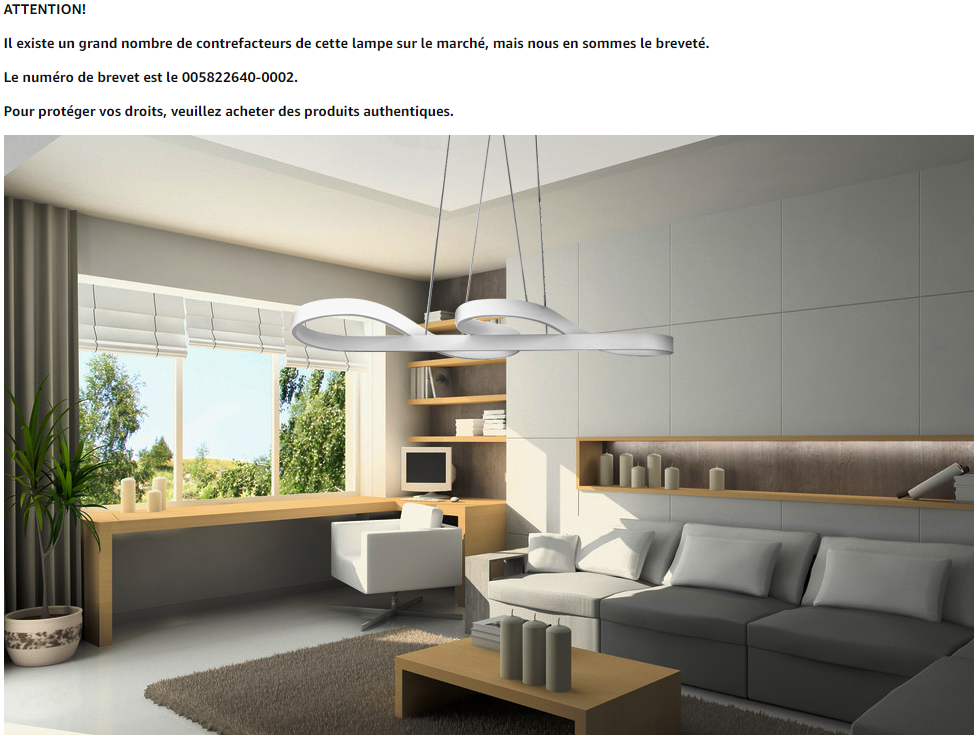 Lampe Suspension ZMH