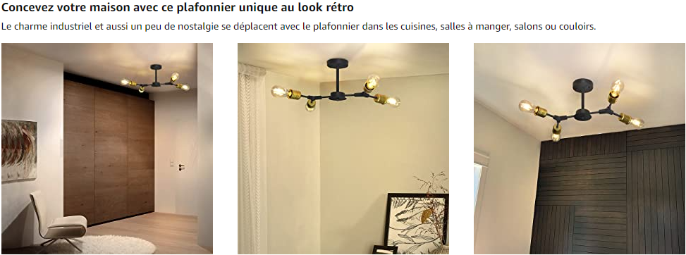 Plafonnier Vintage 5