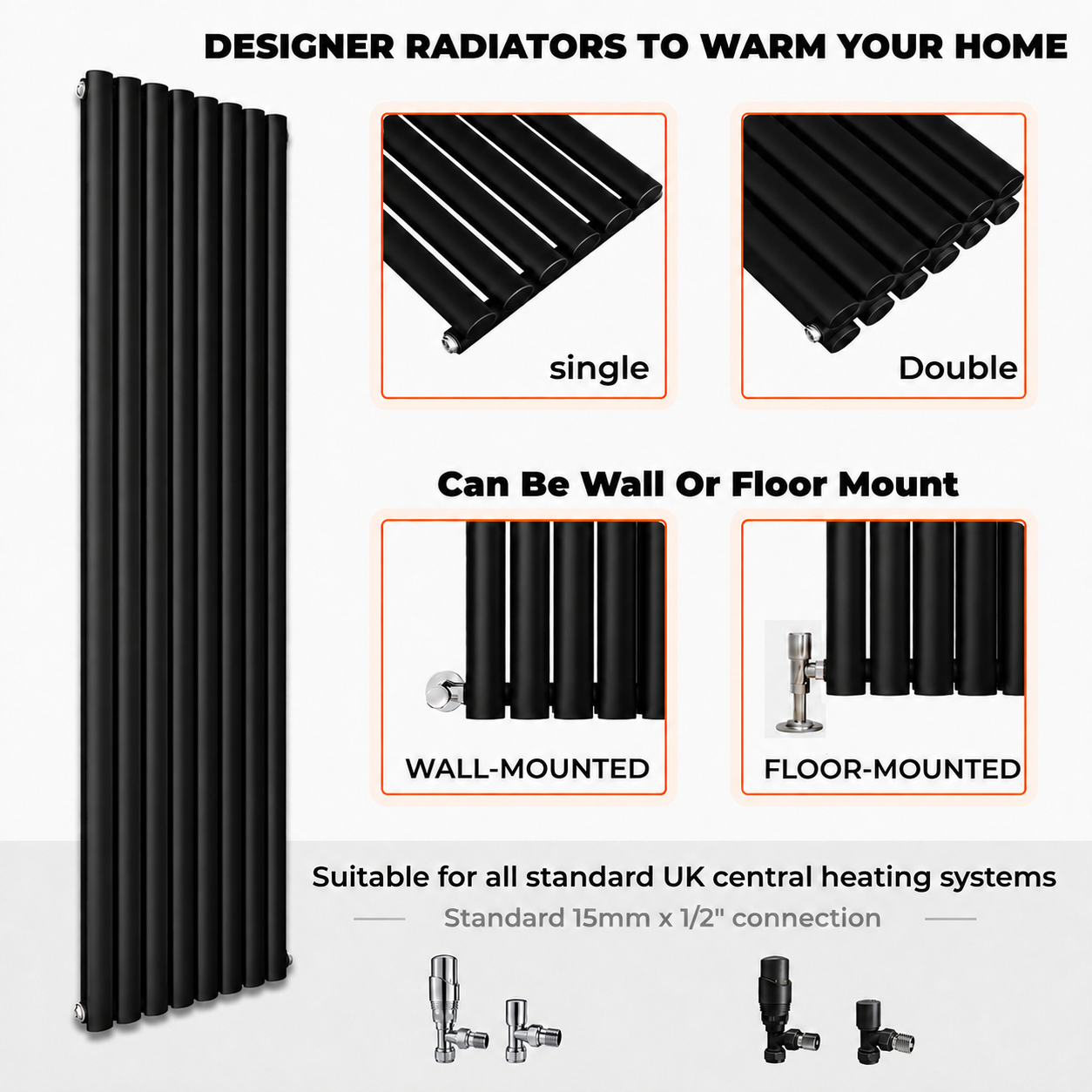 Why choose Stech Homes designer radiators - 3