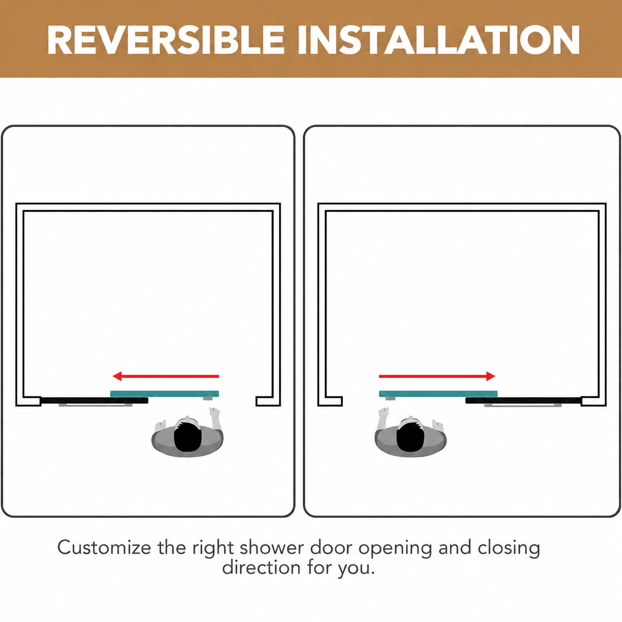 Sliding Shower Door Installation Features
