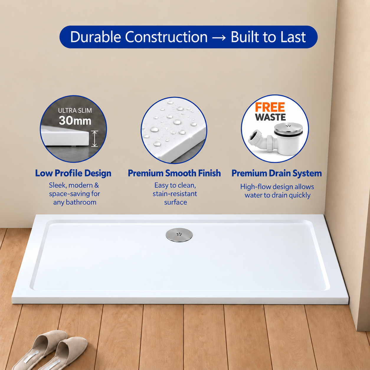 STECHHOMES Sliding Shower Door Bathroom Installation