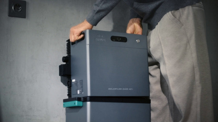 Empiler une batterie sur l'autre