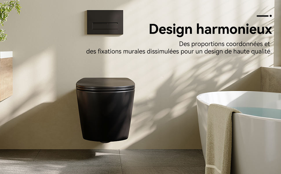 Toilettes suspendues