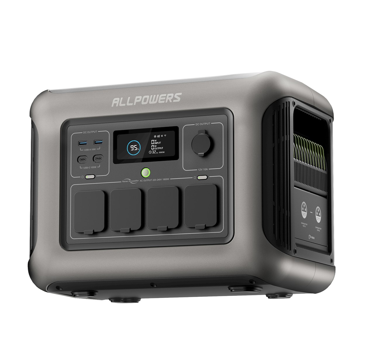 Station Electrique ALLPOWERS R1500 - 1152Wh LFP - 1800W AC - Charge Rapide - UPS - Solaire 650W
