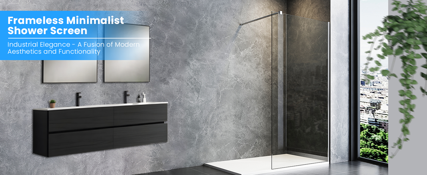 Doorless walk‑in design for open bathing space