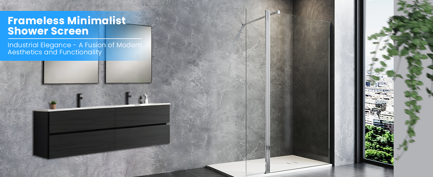 Doorless walk‑in design for open bathing space