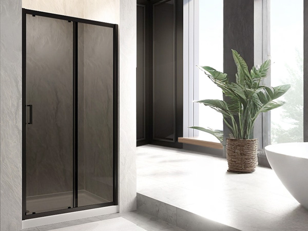 Smooth dual sliding mechanism in modern bathroom