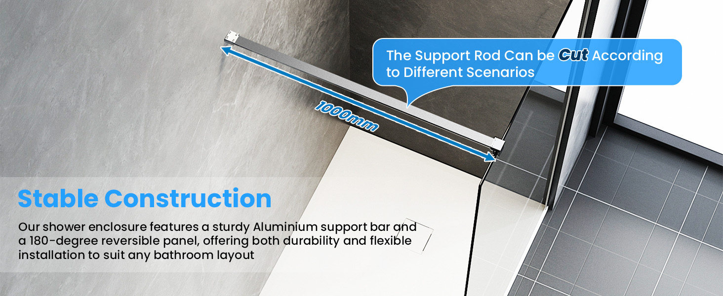 Metal support bar and full installation kit
