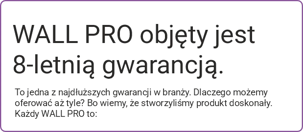 Odpływ ścienny CED'OR - 8lat gwarancji