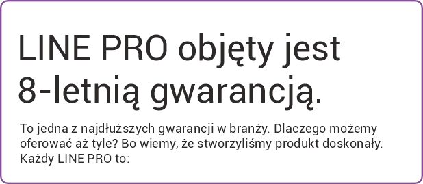 8 lat gwarancji na odpływy łazienkowe CED'OR