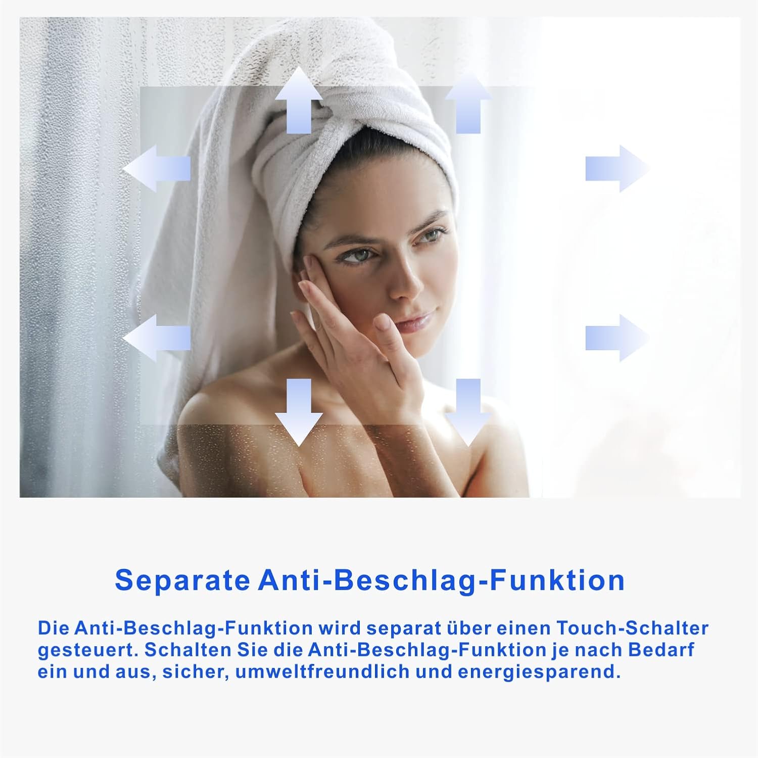 Badspiegel mit Beleuchtung