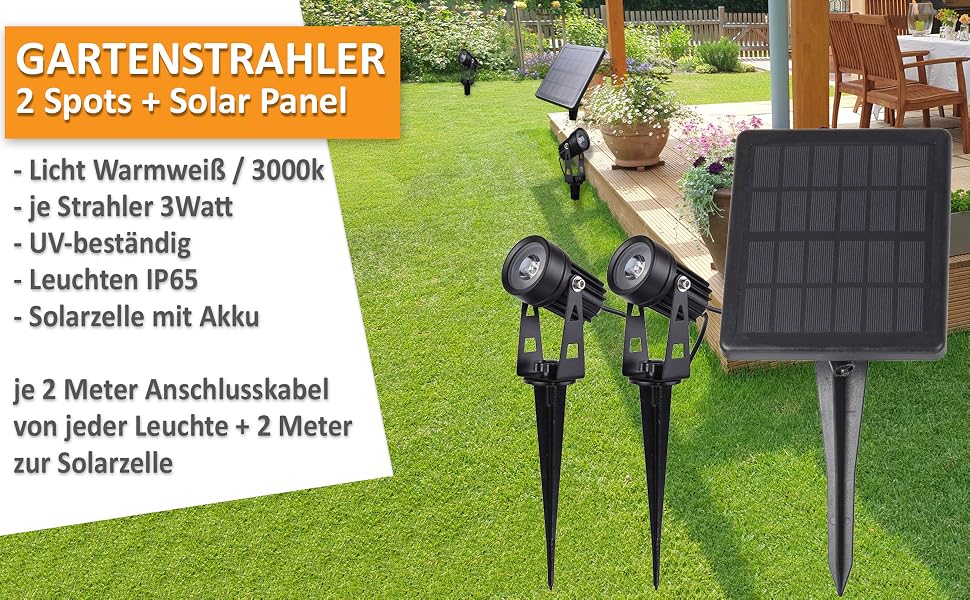 gartenstrahler mit erdspieß aussenstrahler für garten balkon terrasse mit netzteil