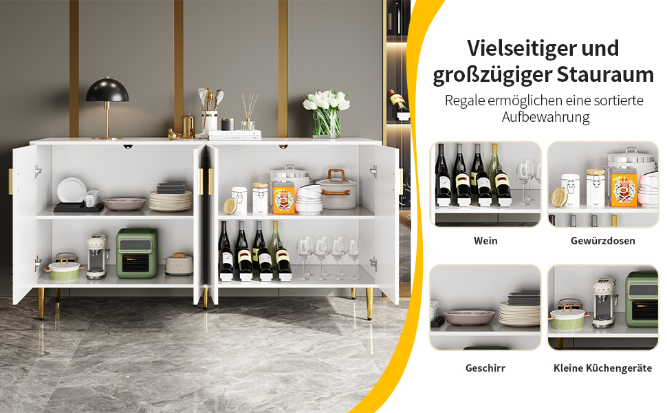 Buffet de cuisine Blanc, vue 2