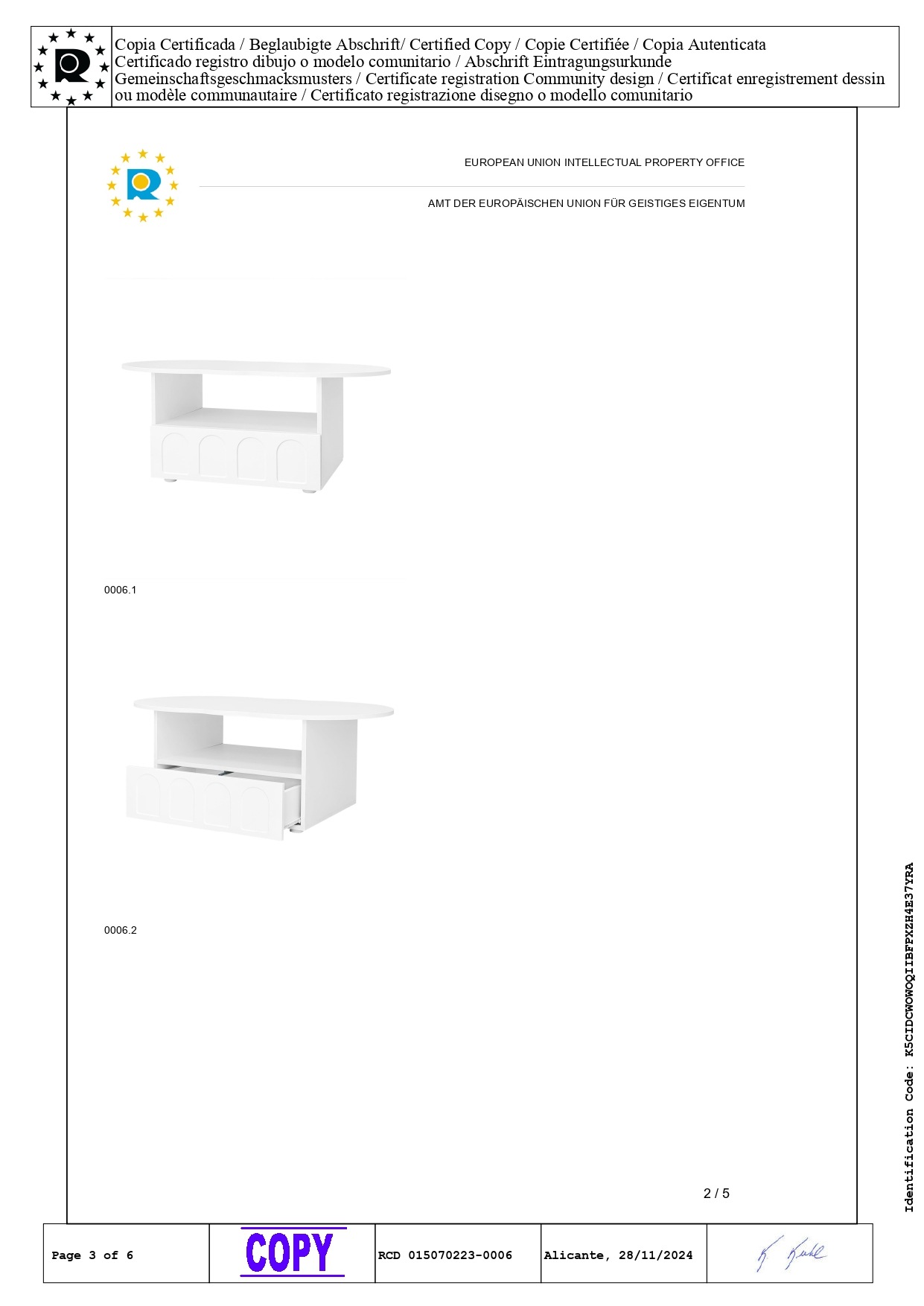 Table Basse Blanc, 1 Tiroir, Rangement, Structure Robuste, Fonctionnel - Panneaux de Particules - 100x60x40.5cm - Salon 4