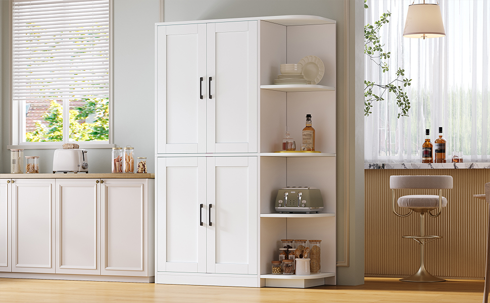 Buffet haut de cuisine Blanc, vue 1