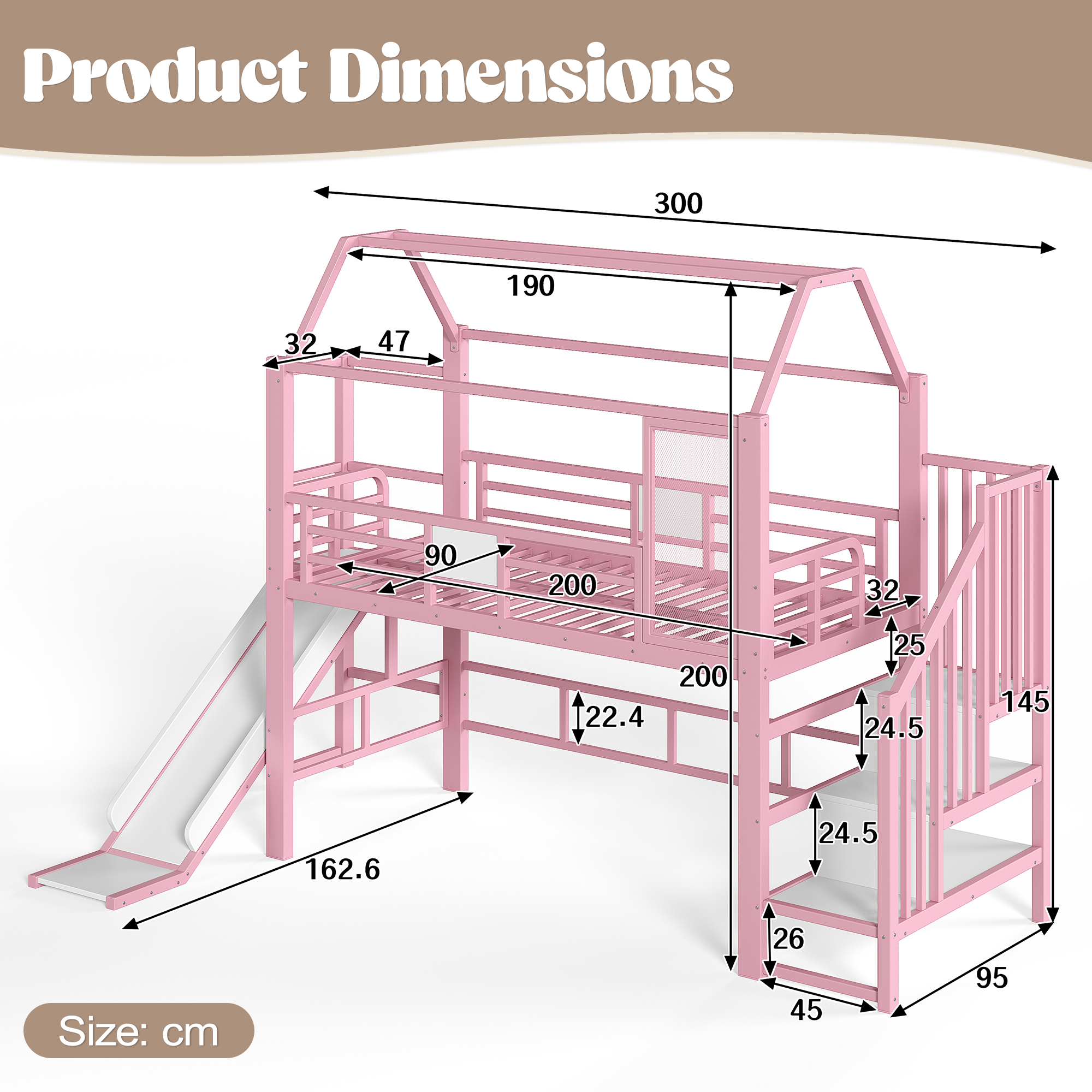 Lit Mezzanine 90x200cm 5