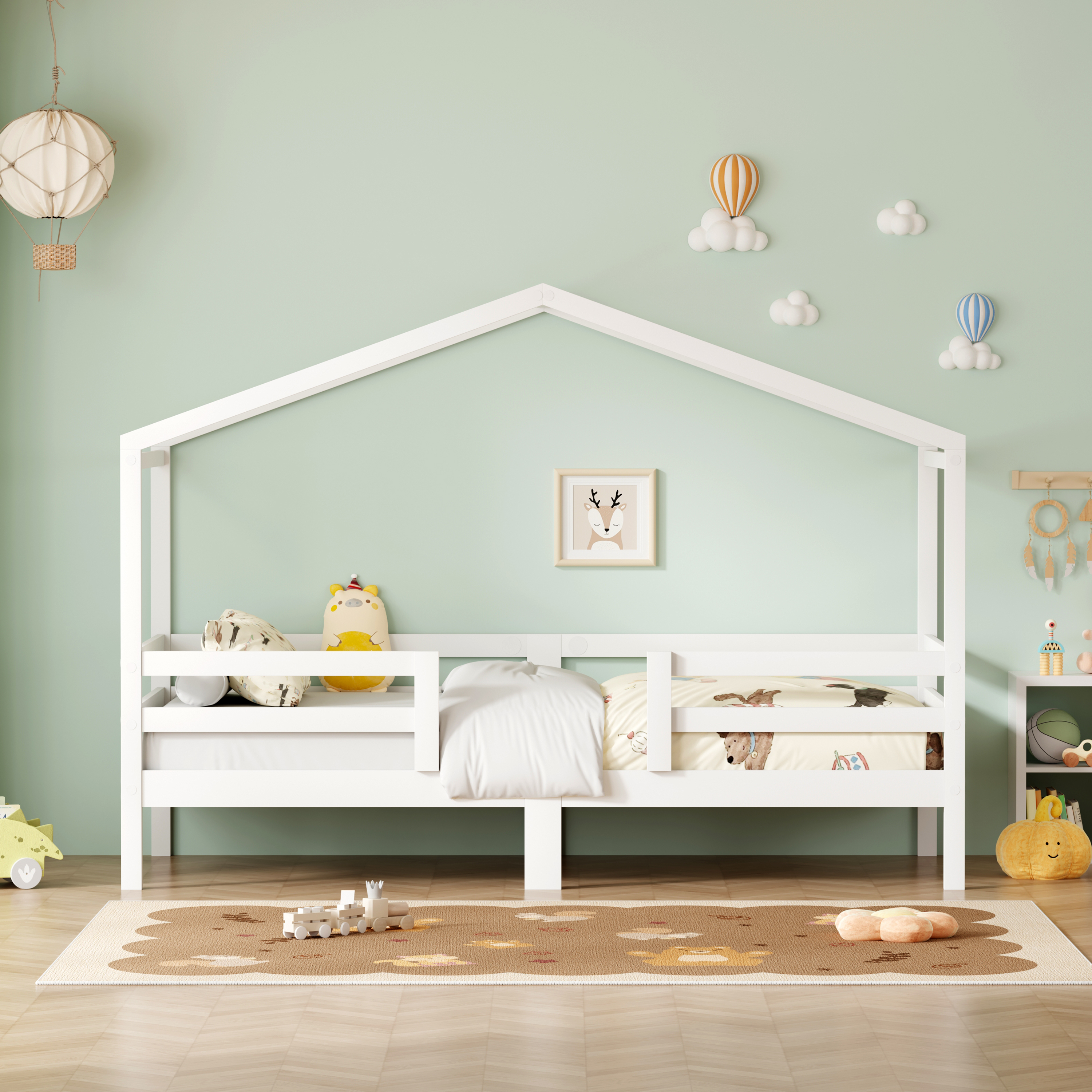 Lit Enfant Maison 90x200cm 3
