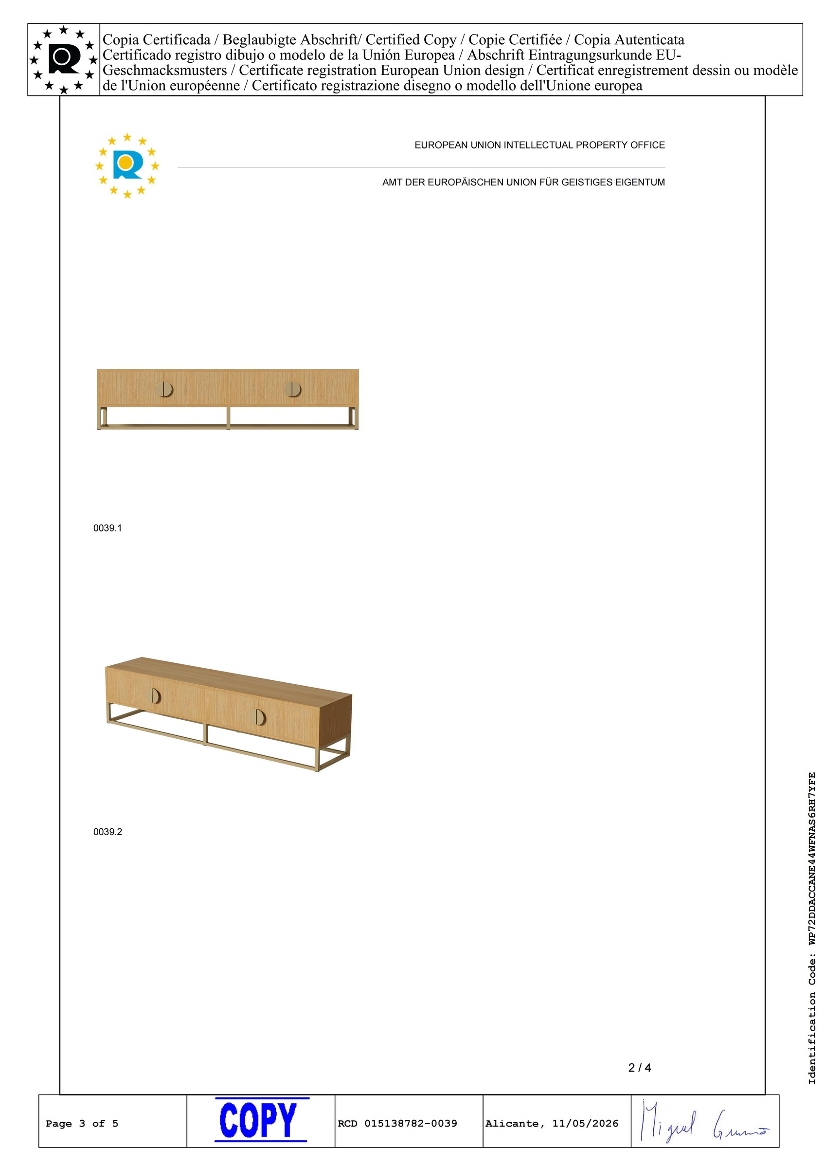 Meuble TV Bois, 4 Portes, Rangement, Fermeture Douce, Design Moderne, Structure Robuste, Finition Haut de Gamme, Fonctionnel - Salon 4