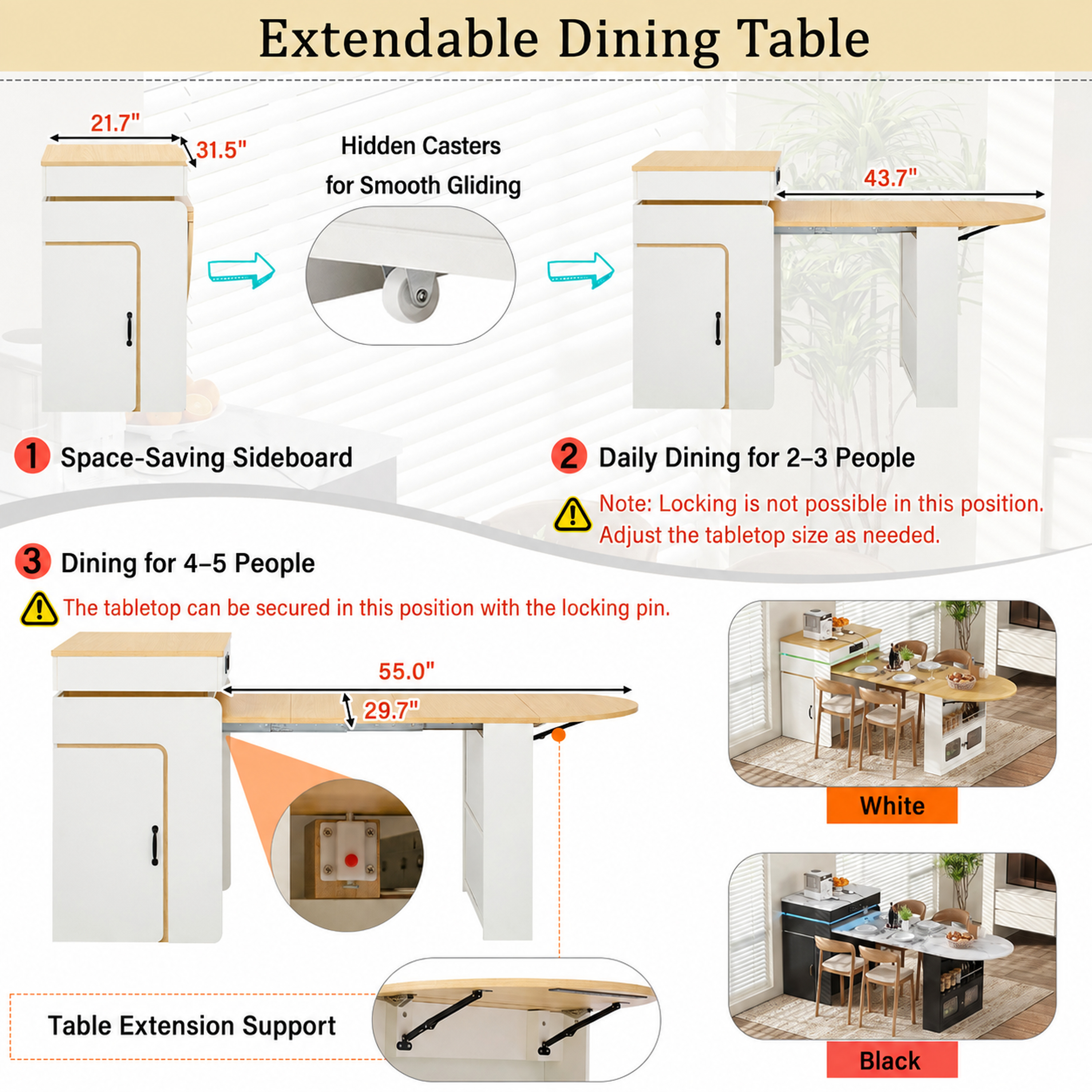 Îlot central de cuisine 5