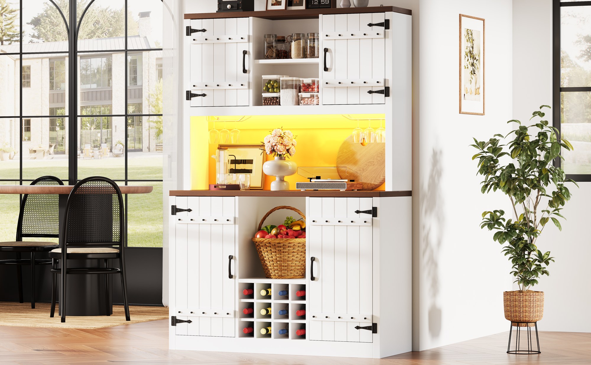 Buffet haut de cuisine Blanc, vue 1