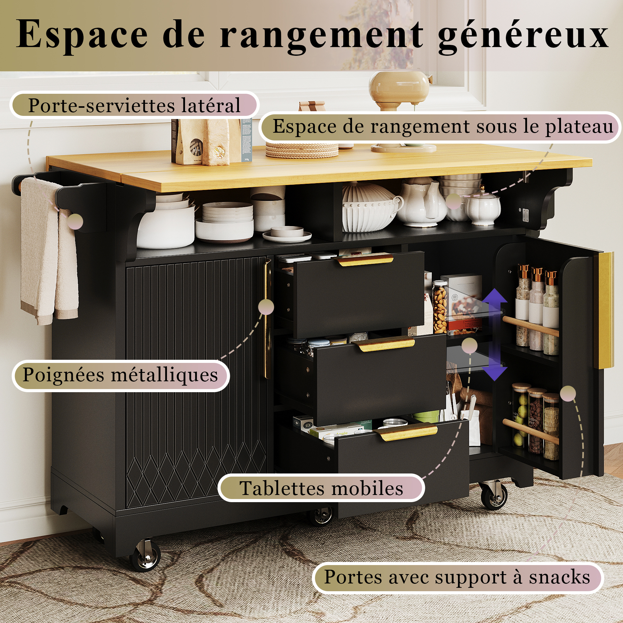 Îlot central de cuisine 2