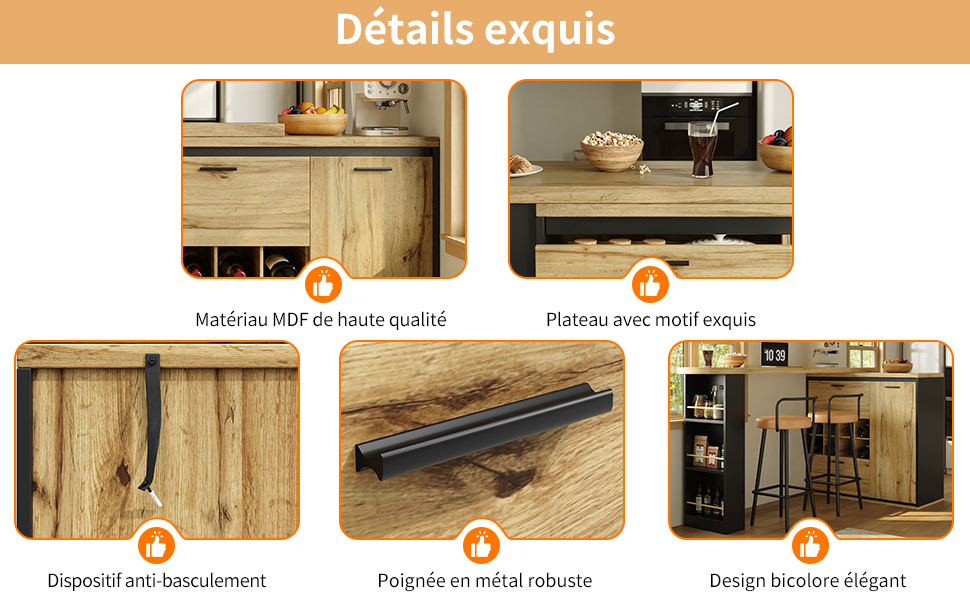 Table extensible bois vue 2