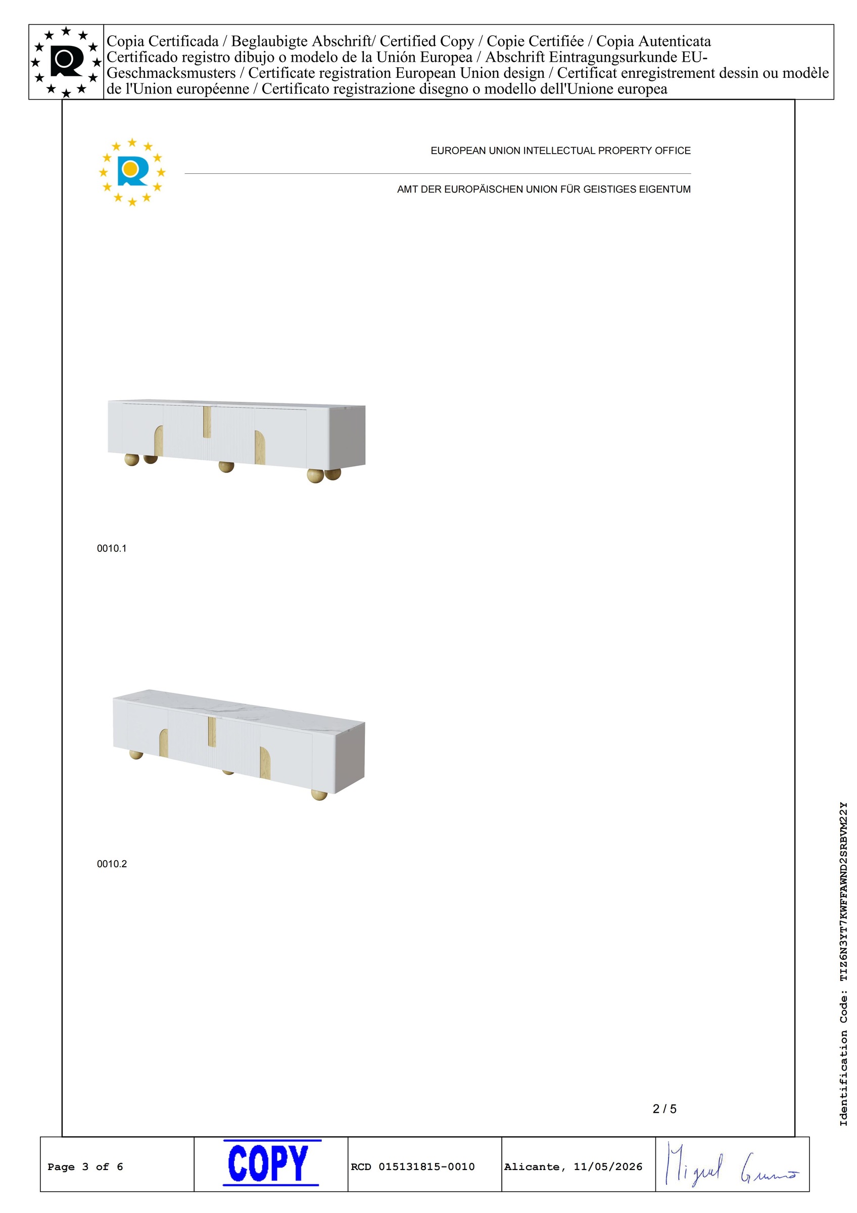 Meuble TV Blanc, 4 Portes, Rangement, Fermeture Douce, Design Moderne, Structure Robuste - 180x40x44cm - Salon 4