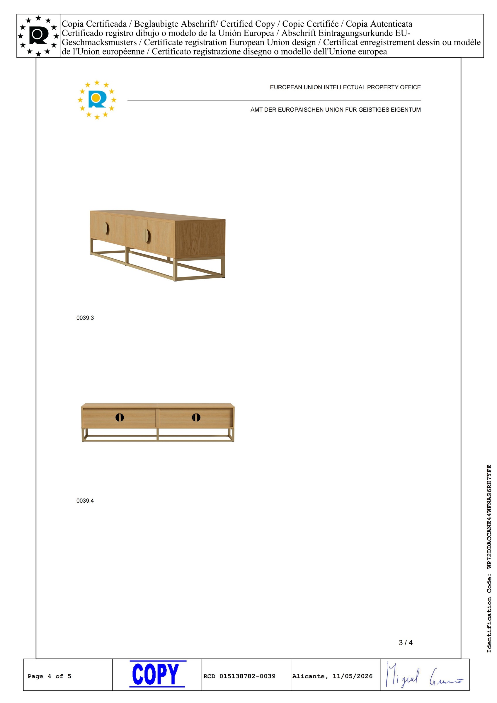 Meuble TV Bois, 4 Portes, Rangement, Fermeture Douce, Design Moderne, Structure Robuste, Finition Haut de Gamme, Fonctionnel - Salon 5