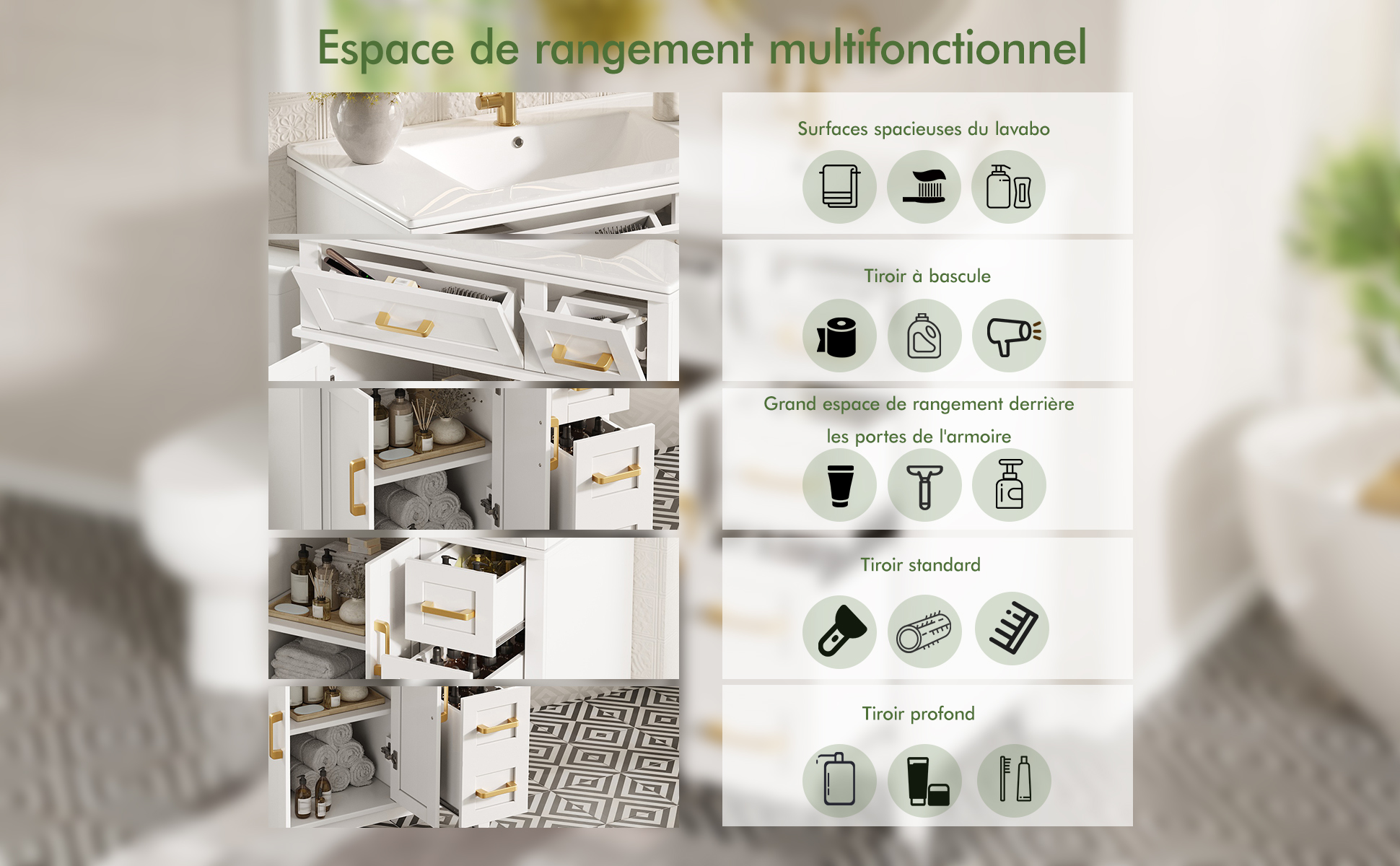 Meuble de salle de bain