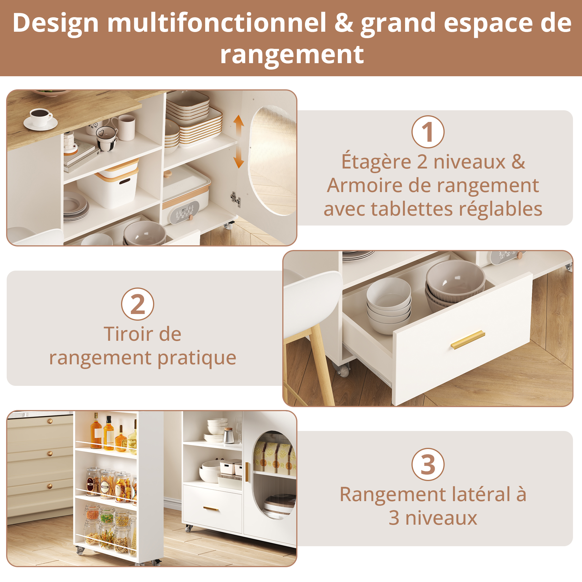 Îlot central de cuisine 3