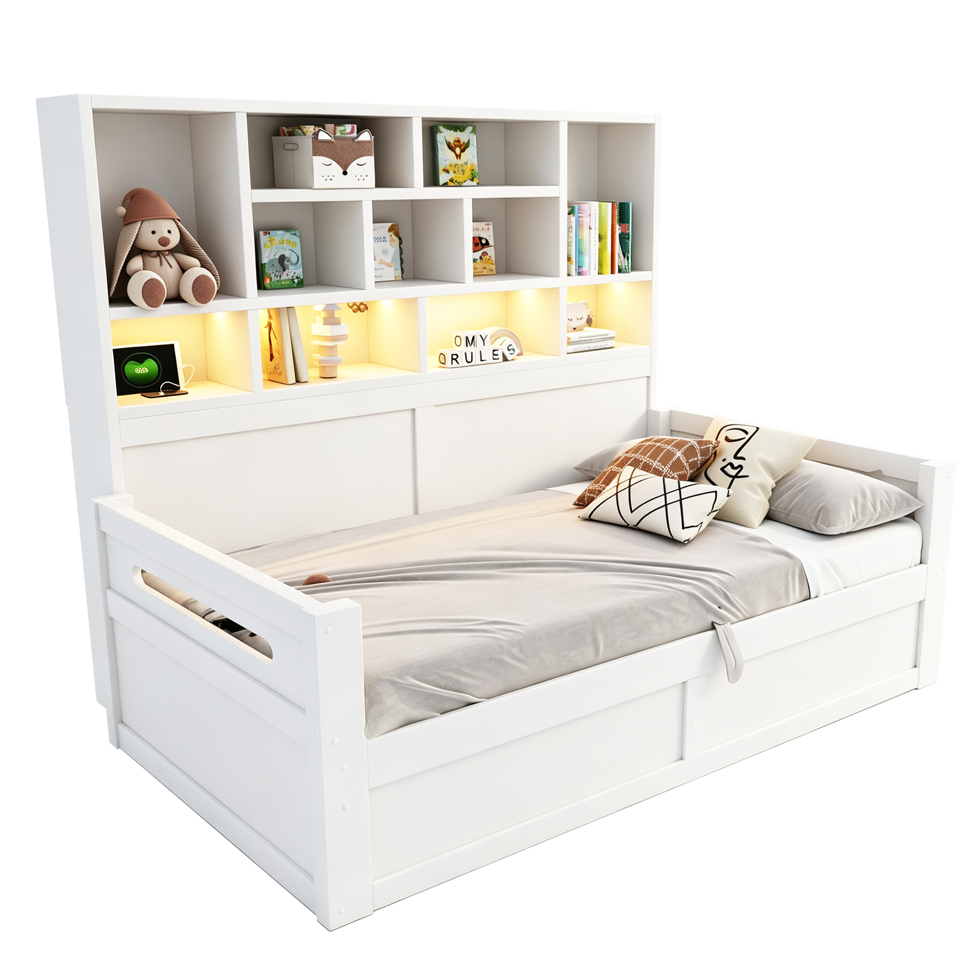 Lit Gigogne 90x200cm 3