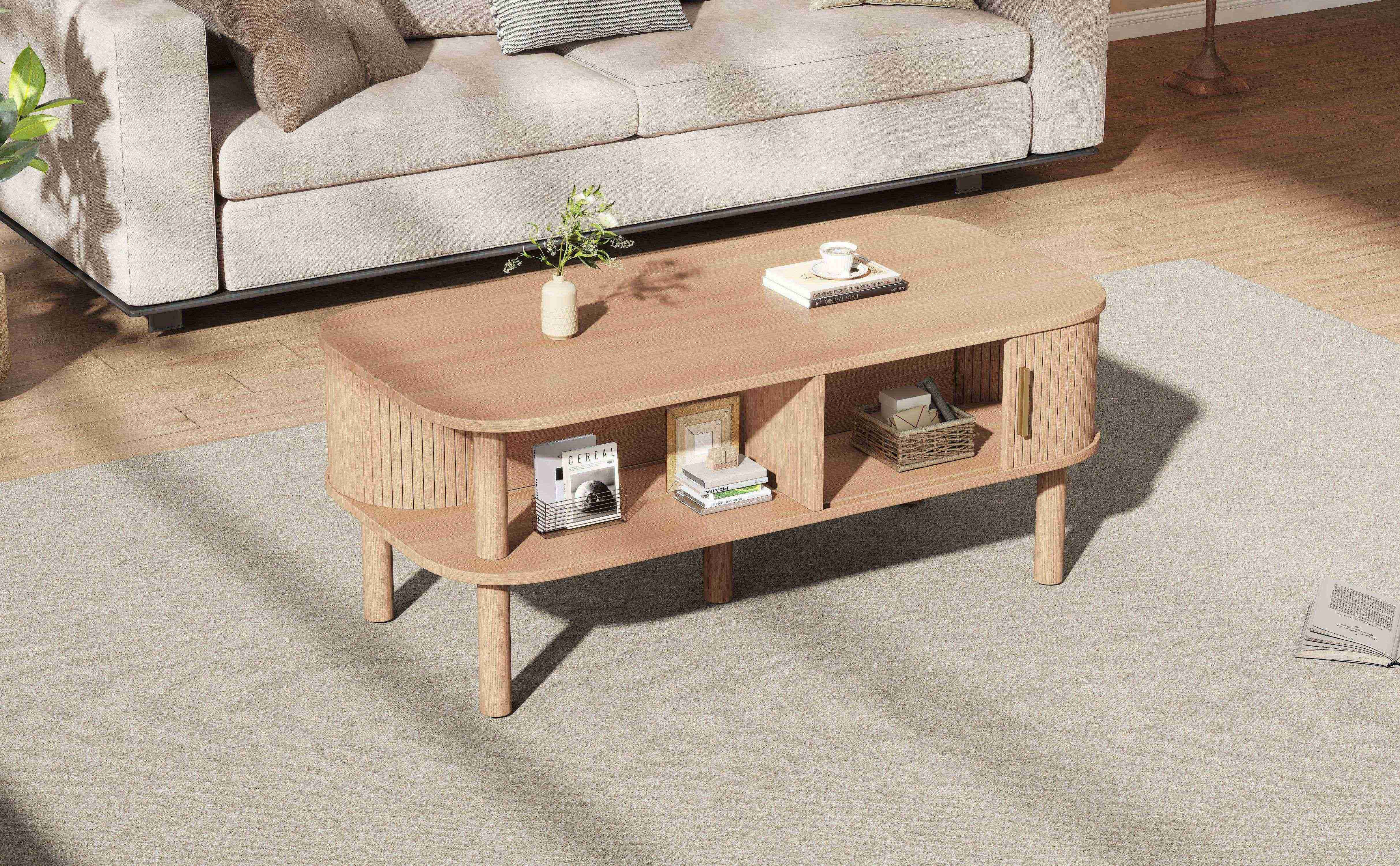 Table basse scandinave vue 3