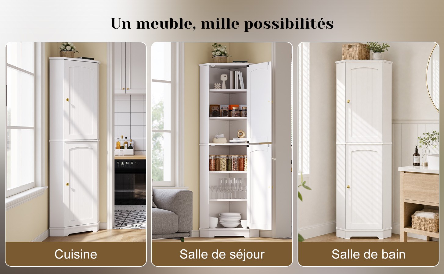 Buffet haut de cuisine Blanc, vue 4