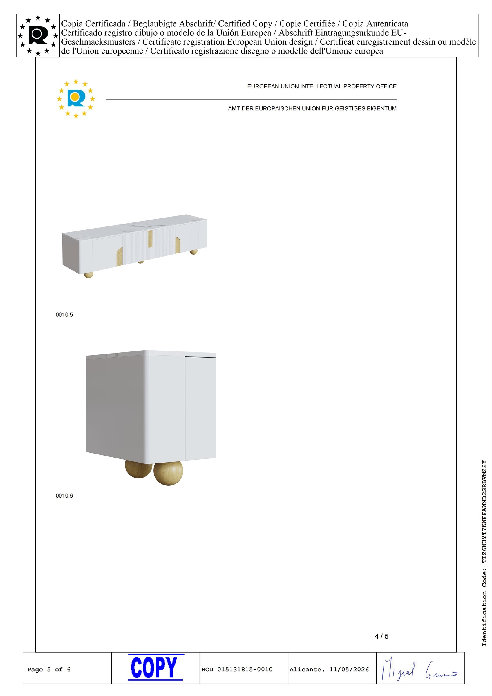 Meuble TV Blanc, 4 Portes, Rangement, Fermeture Douce, Design Moderne, Structure Robuste - 180x40x44cm - Salon 6