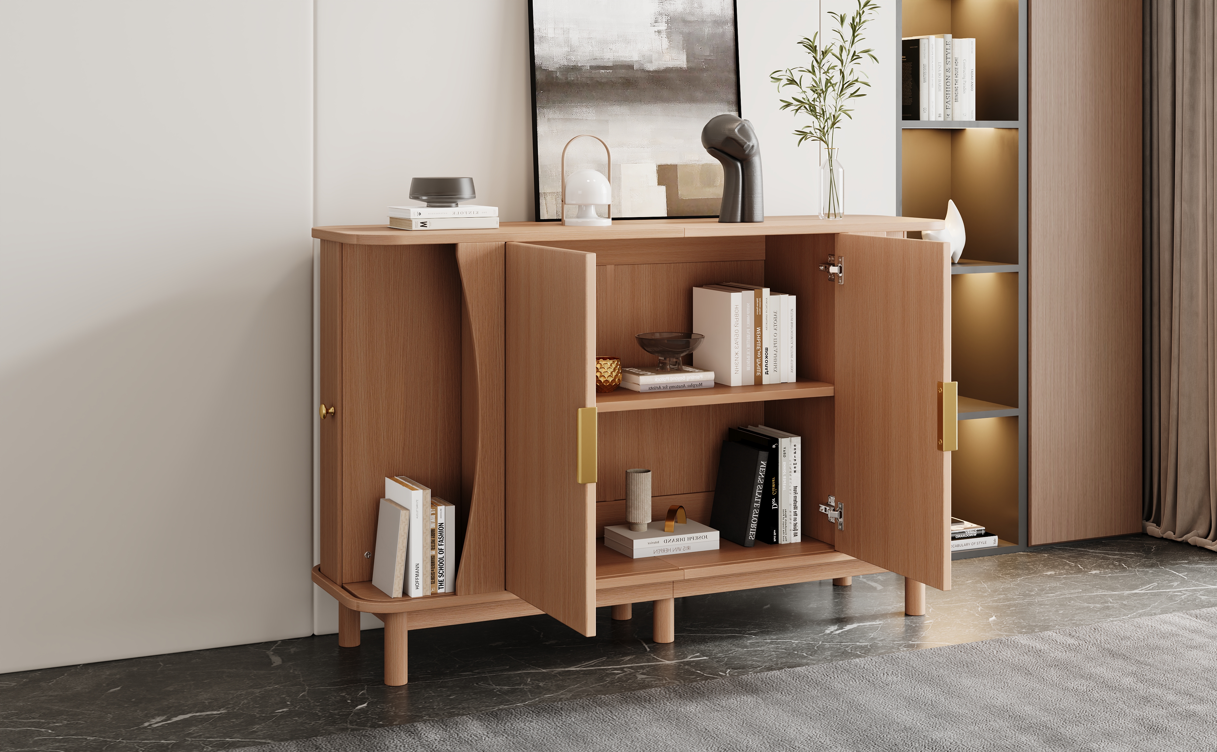 Buffet noyer vue 3
