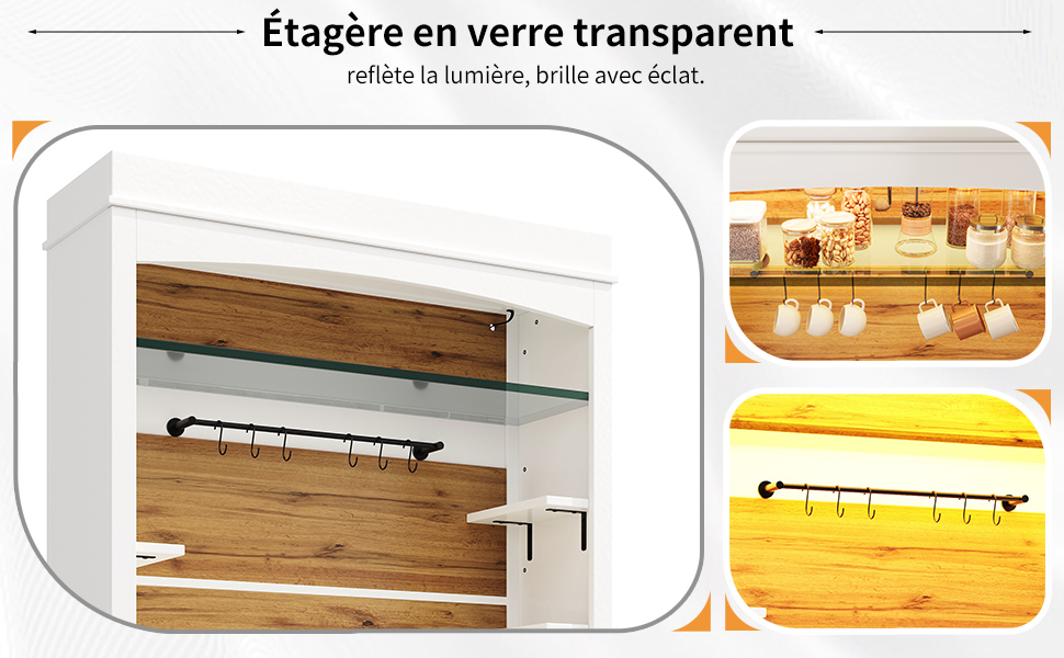 Meuble haut blanc vue 2