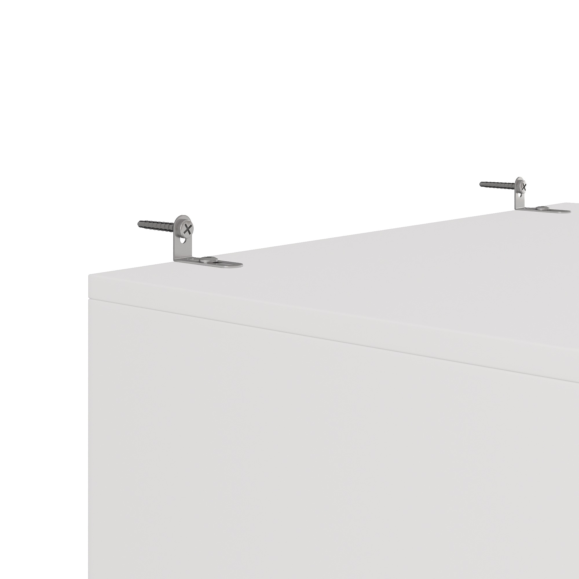 Vitrine Haute Blanc - Éclairage LED, Portes, Portes en Verre, Éclairage Connecté - Panneaux de Particules - 60×40×180cm 5