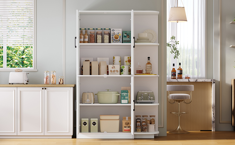 Buffet haut de cuisine Blanc, vue 5